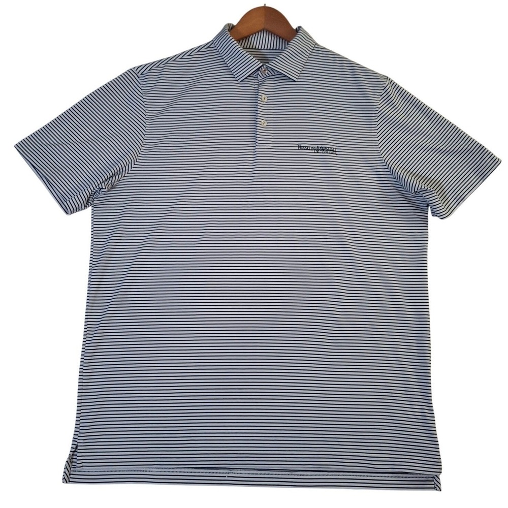 Vineyard Vines Performance Polo Shirt Mens L Striped Franklin & Marshall College
